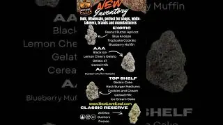 🔥 New THCa Flower Inventory Just Landed! | Exotic, AAA, AA, Top Shelf, Classic Reserve | #thcahemp