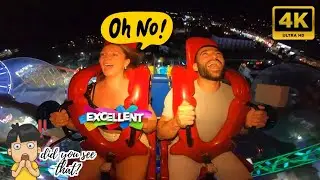 SLINGSHOT CHALLENGE &ndash; No Screaming 😶🔇#fearlessadventures #rollercoaster #ncsmusic #thrillrides