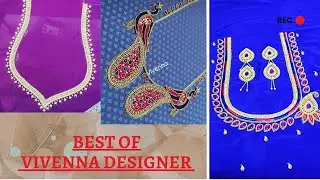 Best of #aari embroidery Neck designs by Vivenna Designer| #handembroidery  #instagram |