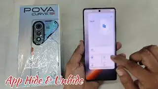 Tecno pova curve 5g app hide setting || How to hide apps in Tecno pova curve 5g || Tecno app hide