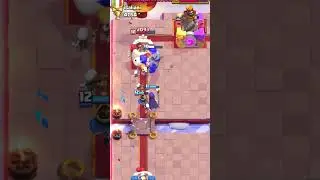 Little Prince, Witch & Mega Knight VS Princess Tower in #clashroyale
