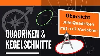 Quadriken | Ellipse, Hyperbel, Parabel & Co | Überblick zu Quadriken mit n=2 Variablen | LernKompass