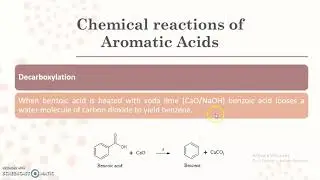 Reactions of Aromatic acids Part II