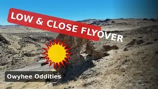 Sommercamp Road Secrets: Rock Window Flyover (Owyhee County, ID)