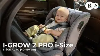 Kinderkraft I-GROW 2 PRO i-Size &ndash; si&egrave;ge auto (40&ndash;150 cm)