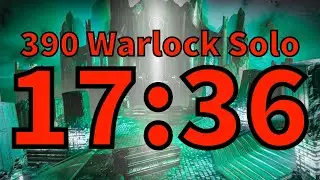 Solo 390 Crotas End on Warlock in 17:36
