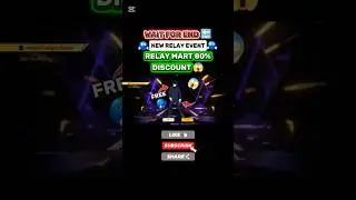 Free Fire Relay Mart New Discount Event 🔥 | FF New Event Today | Garena Free Fire#presetalightmotion
