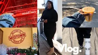 VLOG: Trader Joe's MUST HAVES, Dr Appt, Day Date + Atlanta Coffee Shop