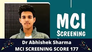 MCI Screening Score 177 DrAbhishek Sharma Shares Journey and How to Clear MCI Screening | DAMS
