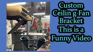 Custom Welded Angled Ceiling Fan Bracket - Ronin Master Properties