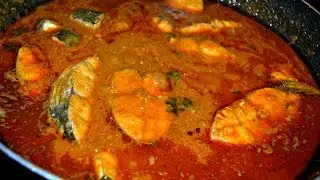 Vanjaram Chepala Pulusu - King Mackerel Fish Curry w/ English Subtitles