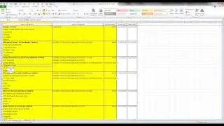 Excel Formating and Business Contact Information Finding