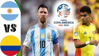 Argentina vs Colombia | All Goals & Highlights | Copa America Final 2024