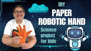 How to make a Paper robotic hand | Science project for kids (DIY Tutorial) 🤖🦾 #Terminator #AI