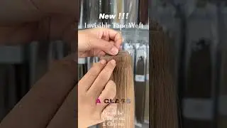 New !!! New item just released! Invisible tape Weft hair extensions, invisible and easy to put on
