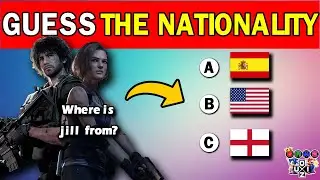 Guess the Nationality of These Famous Video Game Characters | Game quiz challenge