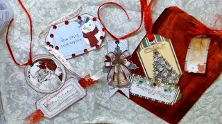 Fast and Easy Gift Tags   #christmasinjuly2022project