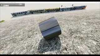 Steel Coil Crushes Big Busses