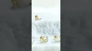 14K Solid Gold Opal Earrings ✨