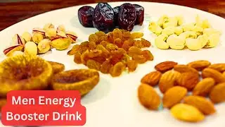 Men Energy Booster Milkshake  - Dry fruit milkshake recipe homemade
