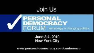 Personal Democracy Forum | Conference 2010