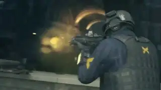 Quantum Break - Act 1-2: Time Stop Tutorial Cutscene, Clear Car Park of Enemies ''Stack Bullets''