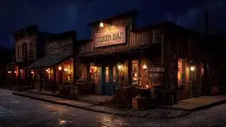 Warm Lights In The Rain &bull; Quiet Western Lofi Night