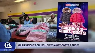 Maple Heights church offering free coats, shoes to kids this weekend