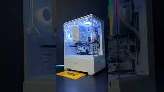 White PC Build 🐼 Ocypus Iota A40 & Gamma F12