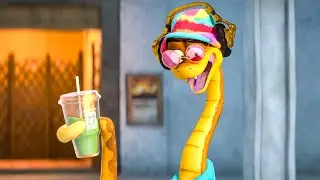 Snake Listens To Sabrina Carpenter's Espresso - THE BAD GUYS 2 Movie Clip (2025)