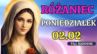 Poranna Różaniec na dziś – Poniedziałek 02.02 – Tajemnice Radosne | Różaniec mówiony