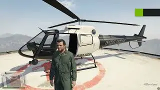 GTA 5 Polis Helikopteri ile Kısa şehir devriyesi ve iniş