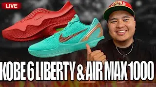 ENTER NOW! KOBE 6 LIBERTY & AIR MAX 1000 RED RAFFLE!