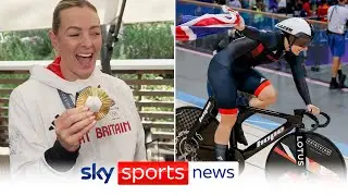World-record breaking cyclist Katy Marchant on winning gold in Women's Team Sprint