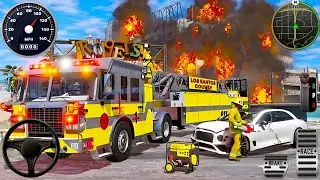 FireFighter Rescue Simulator 3D - US Emergency 911 Firetruck Driving - Android Gameplay