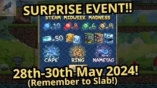 Free goodies in this temporary surprise event in #idleon ! Claim before May 30th & Remember to Slab!