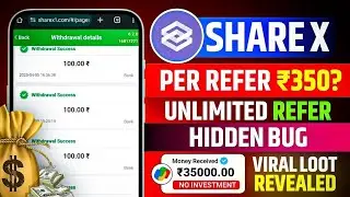 Sharex me refer kaise kare | Sharex Earning Website | Share x refer and earn | Sharex refer problem