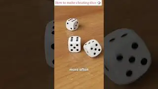 How to make Cheating dice 🎲#factshorts #facts #theothersideofmakebelieve