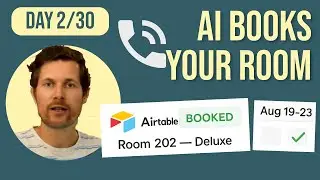 DAY 2/30: Hotel Booking Voice Agent &mdash; Live Demo + Airtable Automation