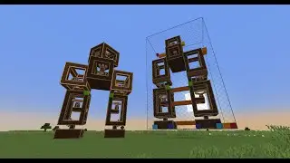 Minecraft Create 37. -schematic Physicalization test 4-