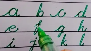 Perfect Small ABC Handwriting ✍️ | Improve Handwriting Step by Step )