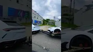 Towing a SVJ with a Urus Lamborghini 🥵 Boss moves by @goonzquad