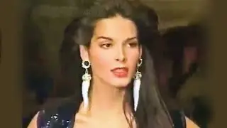 Angie Harmon on Valentino Fashion Show 1993