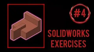 SolidWorks practice exercises for beginners || Exercise #4