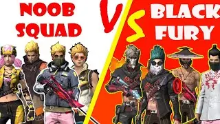 NOOB SQUAD VS BLACK FURY GUILD WAR FREE FIRE | NOOB SQUAD