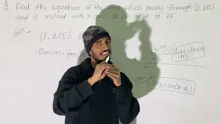 Class 11th MATH 🥰| 💐STRAIGHT LINE 📚| Ex- 10.2  Q3 | NCERT | JEE/NEET (Pre-planning) | 📚सरल रेखा☺️