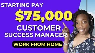 Remote Customer Success Manager | Competitive Salary of $75,000/yr *OPEN TO THE RESIDENTS OF THE US*