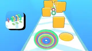 Hoop Stack Run 3D - All Levels Gameplay (iOS & Android) Part 5