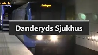 Danderyds Sjukhus Tunnelbanestation med tåg