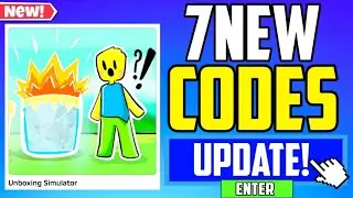 *SECRET UPDATE!* | Unboxing Simulator CODES 2025 (ROBLOX Unboxing Simulator)Part 2133